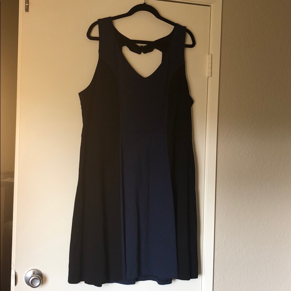 Black and Navy dress NWT